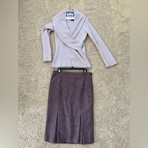 Super soft light weight sweater and cute pencil skirt.  Perfect for Spring!